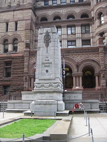 Old City Hall Cenotaph, Toronto