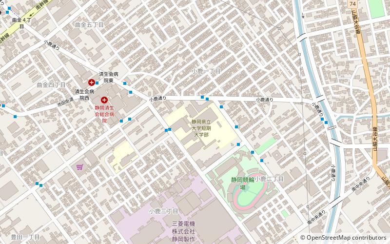 University of Shizuoka Junior College location map