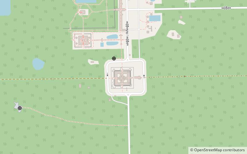 Angkor Thom location map