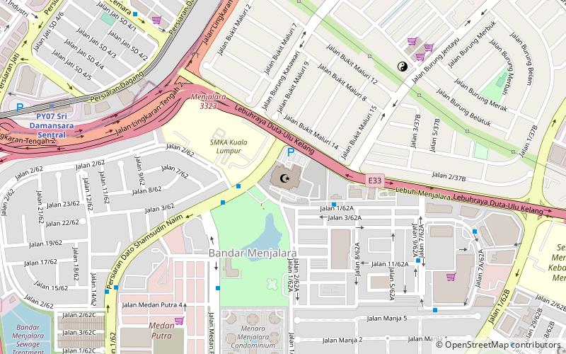 imam al ghazali mosque kuala lumpur location map
