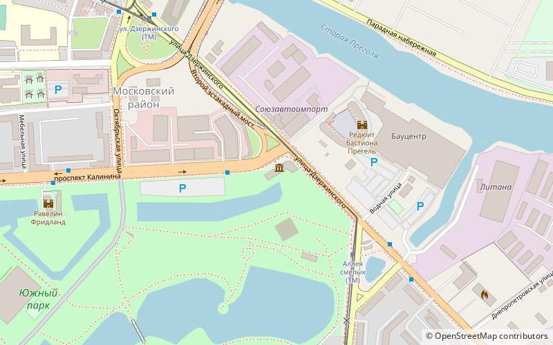 Fridlandskie vorota location map