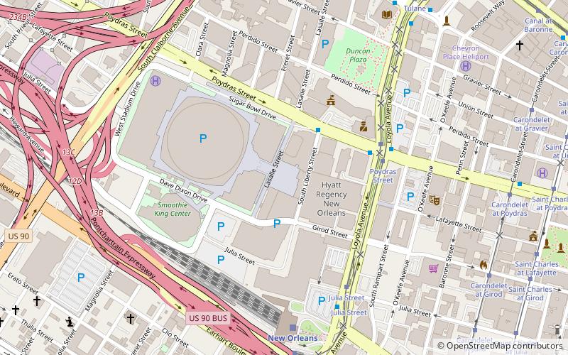 Champions Square location map